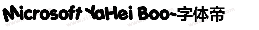 Microsoft YaHei Boo字体转换 Microsoft YaHei Boo字体转换